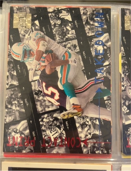 1996 Topps Stadium Club #CP7 Darnell Walker / Bernie Parmalee Contact Prints — front
