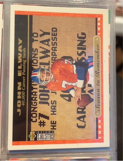 1996 Upper Deck Collector's Choice #55 John Elway — front