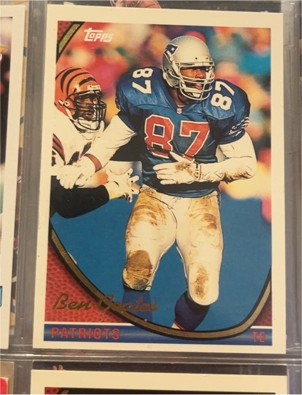 1994 Topps #187 Ben Coates — front