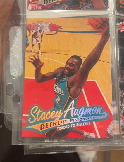 1996-97 Fleer Ultra #? Stacey Augmon — front
