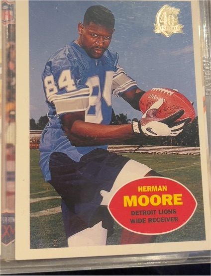 1996 Topps 40th Anniversary #5 Herman Moore — front