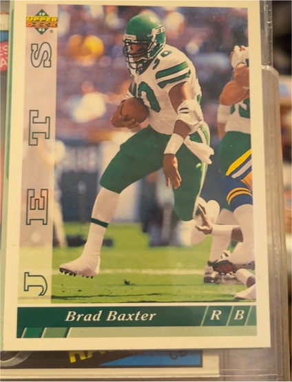 1993 Upper Deck #374 Brad Baxter — front