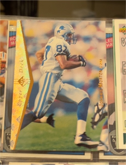 1995 SP #48 Johnnie Morton — front