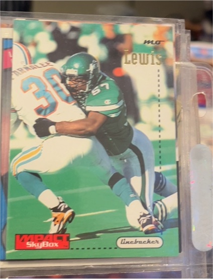 1996 SkyBox Impact #100 Mo Lewis — front