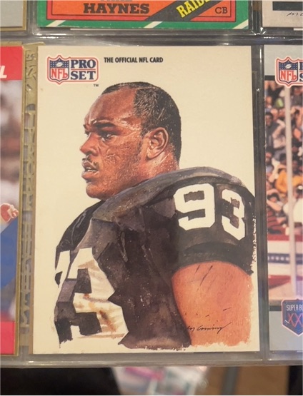 1991 Pro Set #418 Greg Townsend — front