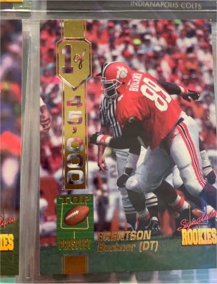 1994 Signature Rookies #00045-000 Brentson Buckner — front