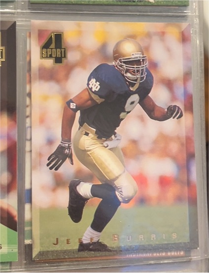 1994 Classic Four Sport #77 Jeff Burris — front