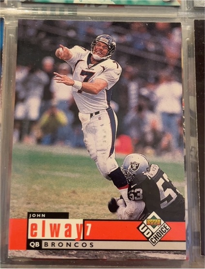 1998 Upper Deck Choice #51 John Elway — front