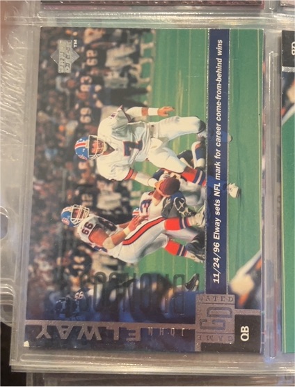 1997 Upper Deck #81 John Elway — front