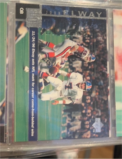 1997 Upper Deck #81 John Elway Denver Broncos — front