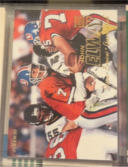 1997 Fleer #37 John Elway — front