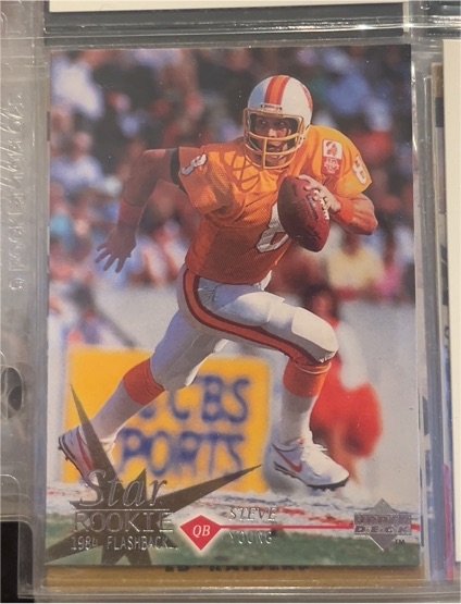 1997 Upper Deck Star Rookie Flashback #33 Steve Young — front