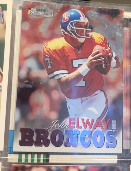 1996 Pro Line Memorabilia #86 John Elway — front