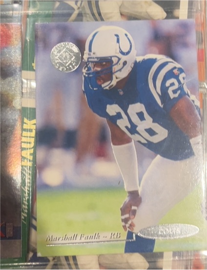 1995 SP Championship #121 Marshall Faulk — front