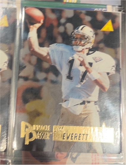 1995 Pinnacle #208 Jim Everett Trophy Collection — front