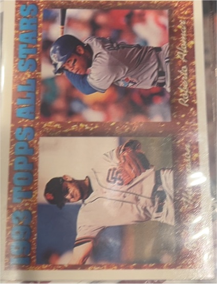 1994 Topps #385 Robby Thompson / Roberto Alomar AS — front
