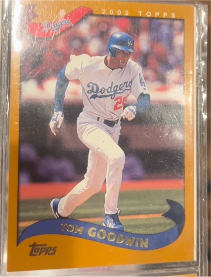 2002 Topps #28 Tom Goodwin — front