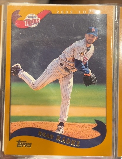 2002 Topps #120 Brad Radke — front