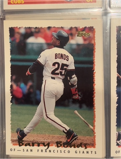 1995 Topps #100 Barry Bonds — front