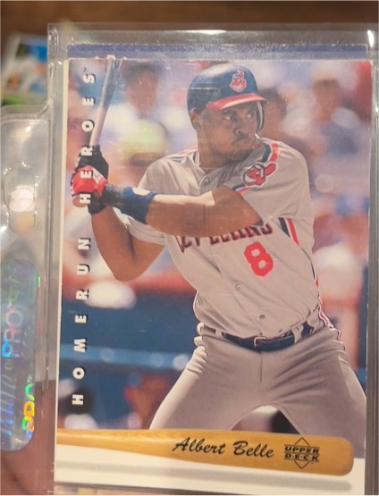 1993 Upper Deck Home Run Heroes #HR5 Albert Belle — front