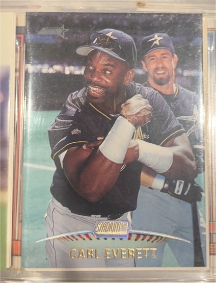 1999 Topps Stadium Club #202 Carl Everett — front