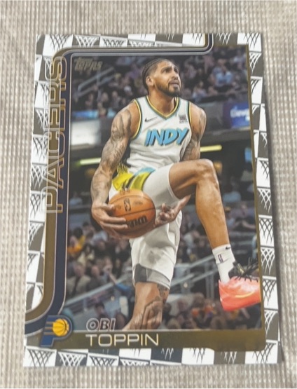 2025-26 Topps #51 Obi Toppin Season Tip-Off — front