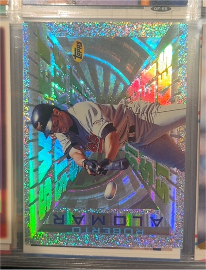 1996 Topps Sweet Strokes #OF-SS Roberto Alomar — front