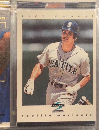 1997 Score #221 Rich Amaral — front