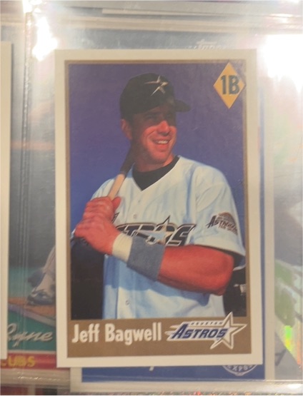 1990 Fleer #1B Jeff Bagwell — front