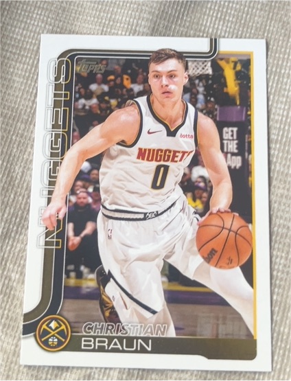 2025-26 Topps Basketball #102 Christian Braun — front