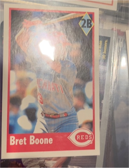 1990 Score #2B Bret Boone — front