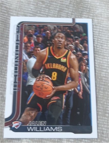 2025-26 Topps #116 Jalen Williams — front