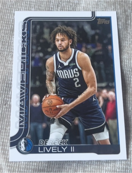 2025-26 Topps #172 Dereck Lively II — front