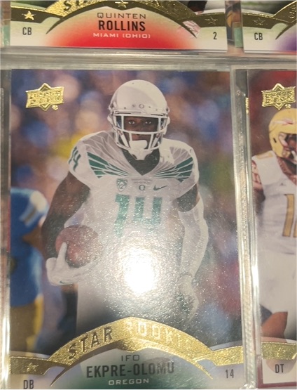 2014 Upper Deck Star Rookie #14 Ifo Ekpre-Olomu — front