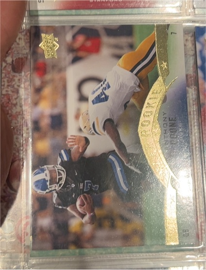 1999 Upper Deck #89 Anthony Wright Rookie — front