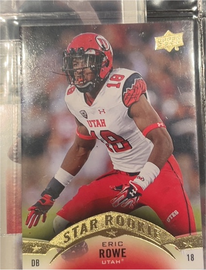 2015 Upper Deck #93 Eric Rowe Utah Utes — front