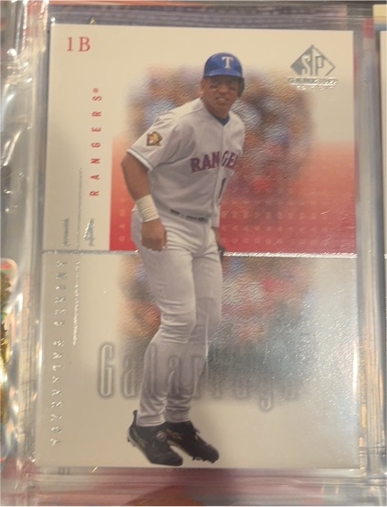 2003 SP Authentic #14 Andres Galarraga — front