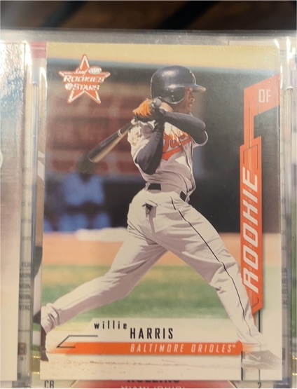 2001 Leaf Rookies & Stars Willie Harris — front