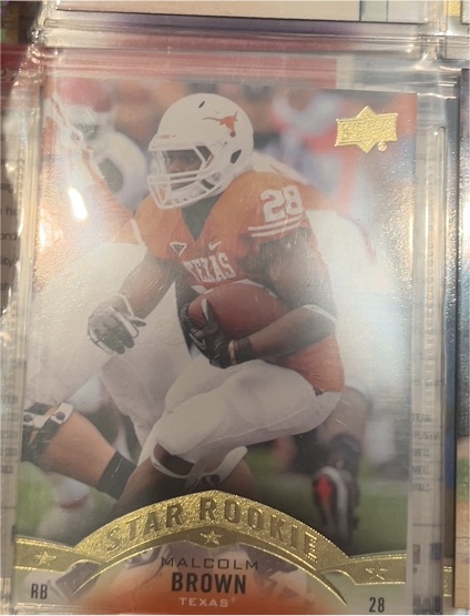 2009 Upper Deck Star Rookie #28 Malcolm Brown — front