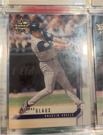 2001 Leaf Rookies & Stars #3R Troy Glaus — front