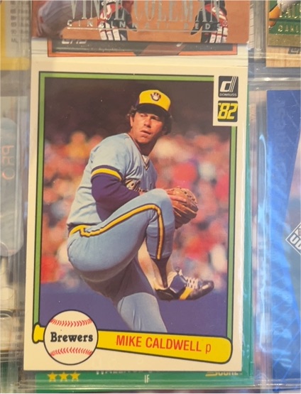 1982 Donruss #330 Mike Caldwell — front