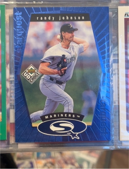 1999 Upper Deck Choice #SQ12 Randy Johnson — front