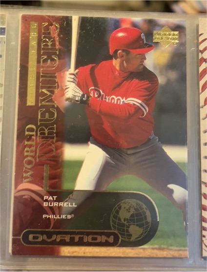 2000 Upper Deck Ovation World Premiere #65 Pat Burrell — front