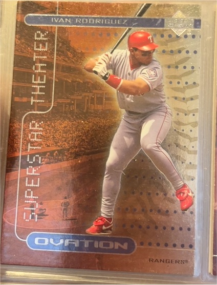 2000 Upper Deck Ovation Superstar Theater #ST1 Ivan Rodriguez — front