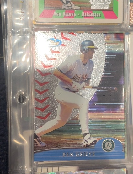 2000 Topps Finest #218 Ben Grieve — front