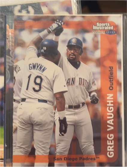 1999 Fleer Sports Illustrated #145 Greg Vaughn — front