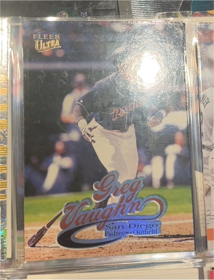 1999 Fleer Ultra Greg Vaughn — front