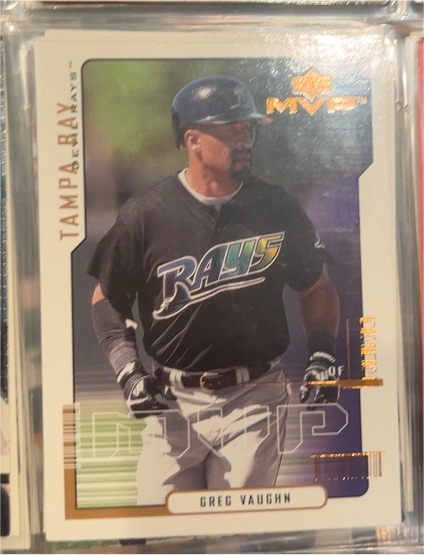 2000 Upper Deck MVP #76 Greg Vaughn — front