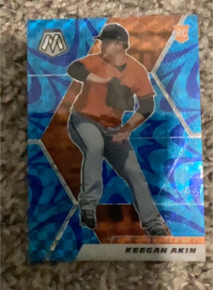 2021 Panini Mosaic #239 Keegan Akin — front