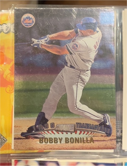 1993 Stadium Transactions Bobby Bonilla — front